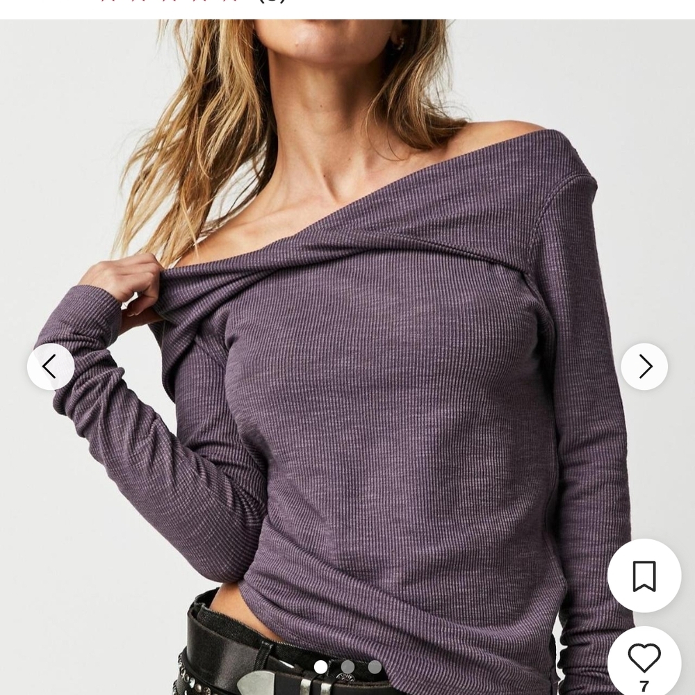 We The Free Addie Layering Top Lavender